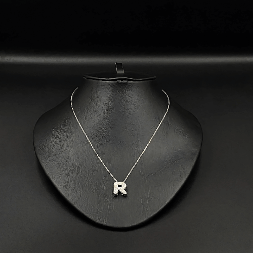 Alphabet Necklace Full Alphabet necklace .Sterling silver . Letter R