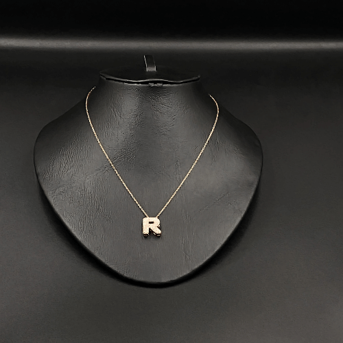 Alphabet Necklace Full Alphabet necklace .Sterling silver . Letter R